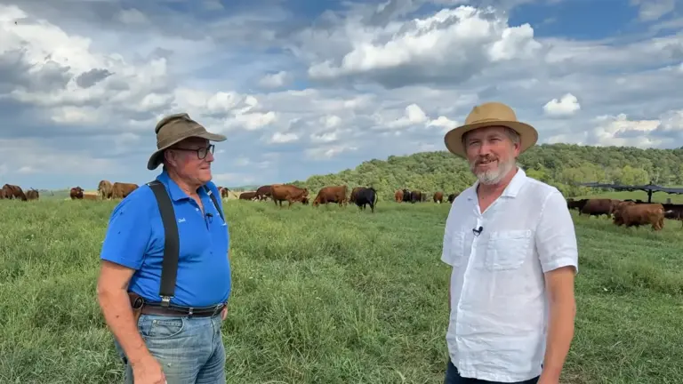 Rep. Thomas Massie and Joel Salatin - farming September 2026